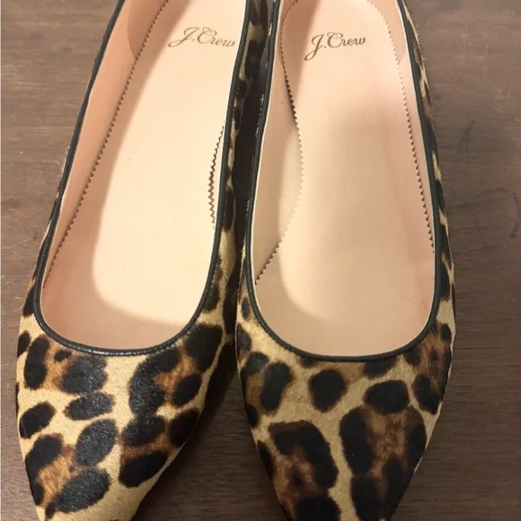 J. Crew Leopard Print Flats - Picture 1 of 3